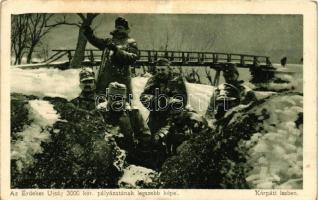 Kárpáti lesben 'Az Érdekes Újság 3000 kor. pályázatának legszebb képei' / WWI Hungarian military, in the Carpathian trench