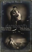 Matrose / K.u.K. sailor, romantic - 2 old postcards
