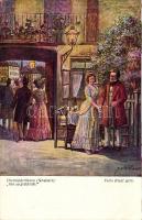 Das Dreimädlerhaus, Franz Schubert; signed by A. Broch and Felix Riedl - 4 old postcards