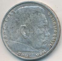 Német 3. Birodalom 1937A 5M Ag "Hindenburg" T:2,2-
German Third Reich 1937A 5 Marks Ag &qu...
