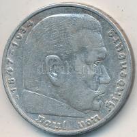 Német 3. Birodalom 1937A 5M Ag "Hindenburg" T:2,2-
German Third Reich 1937A 5 Marks Ag &qu...