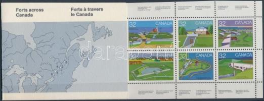 Canadians Day; forts (I) stampbooklet, Kanadaiak napja; Erődök (I) bélyegfüzet