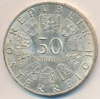 Ausztria 1972. 50Sch Ag "350 éves a Salzburgi Egyetem" T:1-,2 apró ph. Austria 1972. 50 Schilling Ag "350th Anniversary - Salzburg University" C:AU,XF small edge error