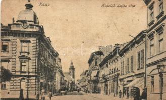 Kassa, Kossuth Lajos utca, Bradovka Gyula üzlete / street, shop (lyuk / pinhole)