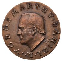 Búza Barna (1920-2010) DN "Dr. Vörösmarthy Dániel" Br plakett (117mm) T:2,2-