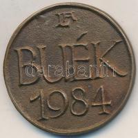 Lapis András (1942-) 1984. "Bika Taurus / BUÉK" Br emlékérem (41mm) T:2