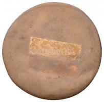 Mladonyiczky Béla (1936-1995) "Városrészlet" Br plakett (87mm) T:2