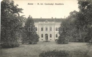 Kassa, M. kir. Gazdasági Akadémia / economic academy (EM)