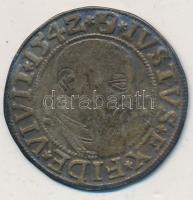 Porosz Hercegség 1542. 1Gr Ag "Brandenburgi Albert" (1.8g) T:2- 
Duchy of Prussia 1542. 1 ...