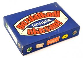 1966 Gazdálkodj okosan! társasjáték tábla + doboz a tartozékokkal, teljes