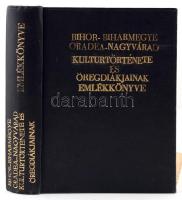 Bihor-Biharvármegye, Oradea-Nagyvárad kultúrtörténete és öregdiákjainak emlékkönyve. Szerk.: Fehér Dezső. Nagyvárad, 1933-1937, Sonnenfeld Adolf Rt. Kicsit laza vászonkötésben, az elején néhány oldal kijár, egyébként jó állapotban.