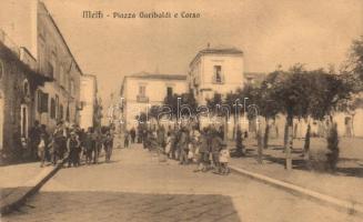 Melfi, Piazza Garibaldi, Corso / square, promenade