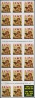 Üdvözlő bélyeg fólialap, Greeting stamp foil sheet