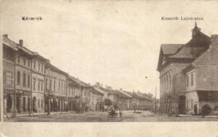 Késmárk, Kezmarok; Kossuth Lajos utca / street (EK)