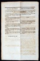 1863 Buda, A cenzúra által kiadott tiltott könyvek listája, a felsorolásban szerepel Széchenyi Istvá...