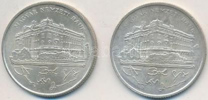 1993. 200Ft Ag "MNB" (2x) T:2,2-