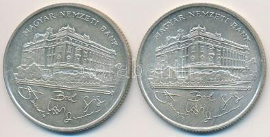 1993. 200Ft Ag "MNB" (2x) T:2,2-