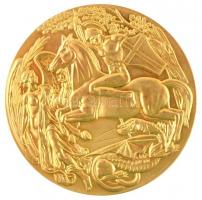 Nagy-Britannia 1908. "Olimpiai játékok London 1908" aranyérem aranyozott Br utánverete (50...