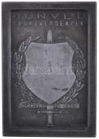 ~1940. "Honvéd Sportversenyek" Zn plakett "LUDVIG BP." gyártói jelzéssel. Szign....