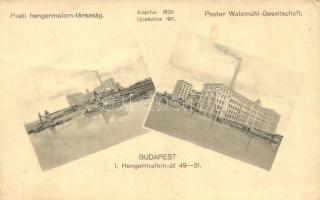 Budapest, az Első Budapesti Gőzmalom Rt. malmai (Pesti hengermalom telep, Újmalom telepe); Rothermere u. 27. Klösz György és fia (fa)