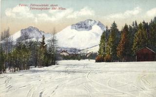 Tátraszéplak, Sírét, kiadja Cattarino S. utóda Földes Samu / ski field