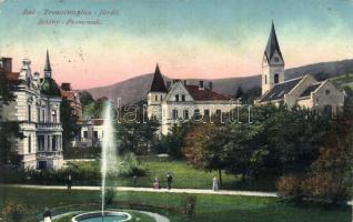 Trencsénteplic-fürdő, sétány / promenade