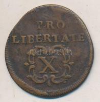 1706. X Poltura "II. Rákóczi Ferenc" (6.9g) T:2- ph.
Hungary 1706. X Poltura "Francis...