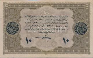 Oszmán Birodalom 1918. 10L Brit hadsereg által készített hamisítvány T:III
Ottoman Empire 1918. 10 L...