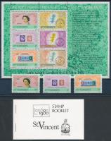 Nemzetközi Bélyegkiállítás, London sor + blokk + bélyegfüzet, International Stamp Exhibition, London set + block + stampbooklet