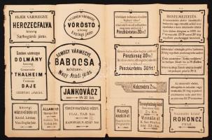 cca 1900 Bp.VI., Steiner Ármin és Ferenc magy. kir. állami kedvezmény alatt álló ércárugyárának fali...
