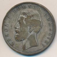 Románia 1880B 5L Ag "I. Károly" T:3
Romania 1880B 5 Lei Ag "Carol I" C:F