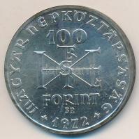 1972. 100Ft Ag "I. István" T:BU patina, felületi karc Adamo EM39