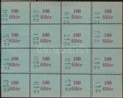 Honvédelmi szolgálatot teljesítő iparostársak hozzátartozóinak megsegítésére segélybélyeg kisív