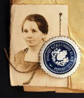 1935-1944 Budapest székesfőváros VII. kerület elöljárója által kiadott helyfoglalási engedély gyümöl...