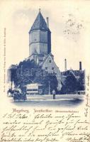 Augsburg, Jacoberthor / tower, tram