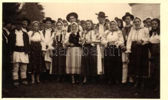 1938 Borgóprund, erdélyi népviselet / Transylvanian folklore from Borgóprund, photo
