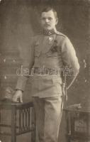 WWI Hungarian soldier, photo; Mérei és Társa fényképészeti műterem (fl)