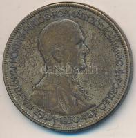 1930. 5P Ag "Horthy jobbra" T:3 patina
Adamo P8