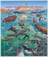 Nemzetközi Óceán Év teljesív, International Year of the Ocean full sheet