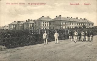 Brassó, Kronstadt; új gyalogsági laktanya / barrack (EK)