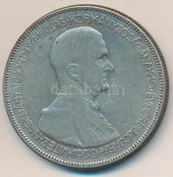 1930. 5P Ag "Horthy jobbra" T:3 patina
Adamo P8