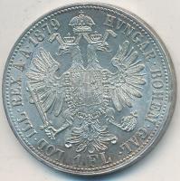 Ausztria 1879. 1Fl Ag "Ferenc József" T:2 Austria 1879. 1 Florin Ag "Franz Joseph" C:XF