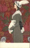 Lady with dog, B.K.W.I. 621-5. s: Mela Koehler