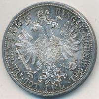 Ausztria 1878. 1Fl Ag "Ferenc József" T:2 kis patina Austria 1878. 1 Florin Ag "Franz Joseph" C:XF patina