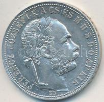 1888KB 1Ft Ag "Ferenc József / Barokk címer" T:2,2-
Adamo M15