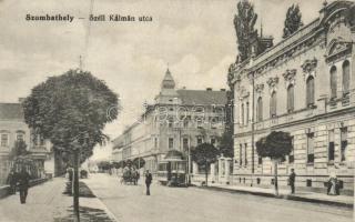 Szombathely, Széll Kálmán utca, villamos, kiadja Sulzbek Juliska (EK)