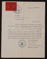 1937 Bp.VI. Andrássy út 60., A Magyar Nemzeti Szocialista Párt levele Szendy Károly polgármesterhez, melyben kérelmezik nemzeti szocialista évkönyvük hirdetését