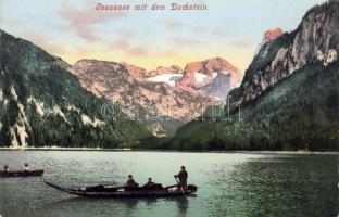 Gosausee, Dachstein / lake, mountain, boat