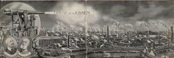 Essen Krupp Fabrik Panoramakarte