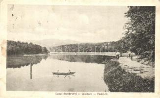 Nagyszeben, Erdei-tó, csónak / lake, boat (Rb)